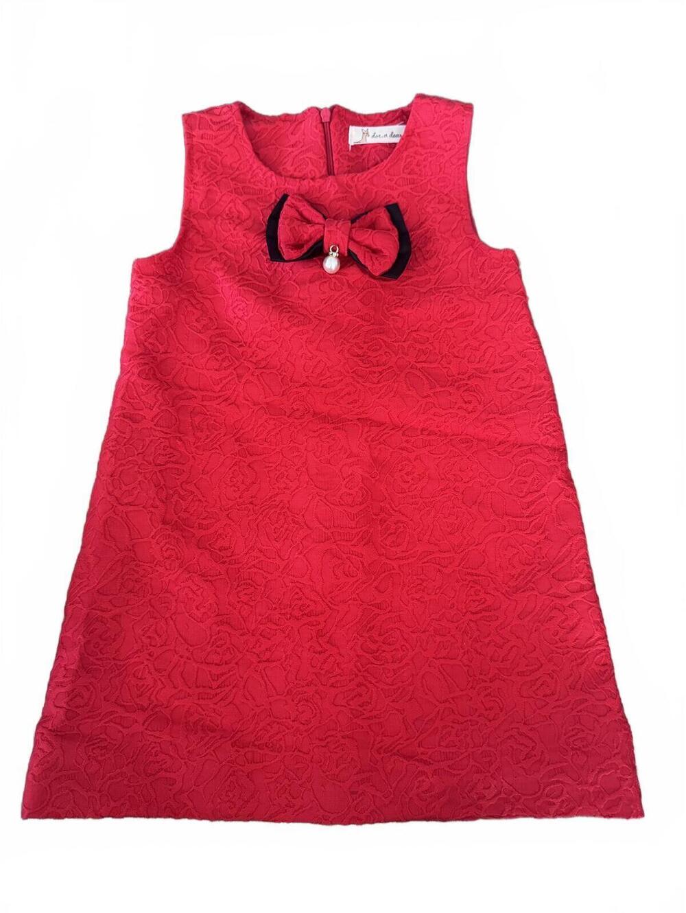 Doe a Dear Red Dress 5Y
